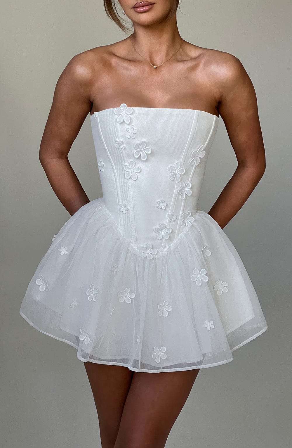Justina Playsuit - Ivory Ryvelle