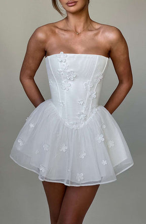 Justina Playsuit - Ivory Ryvelle