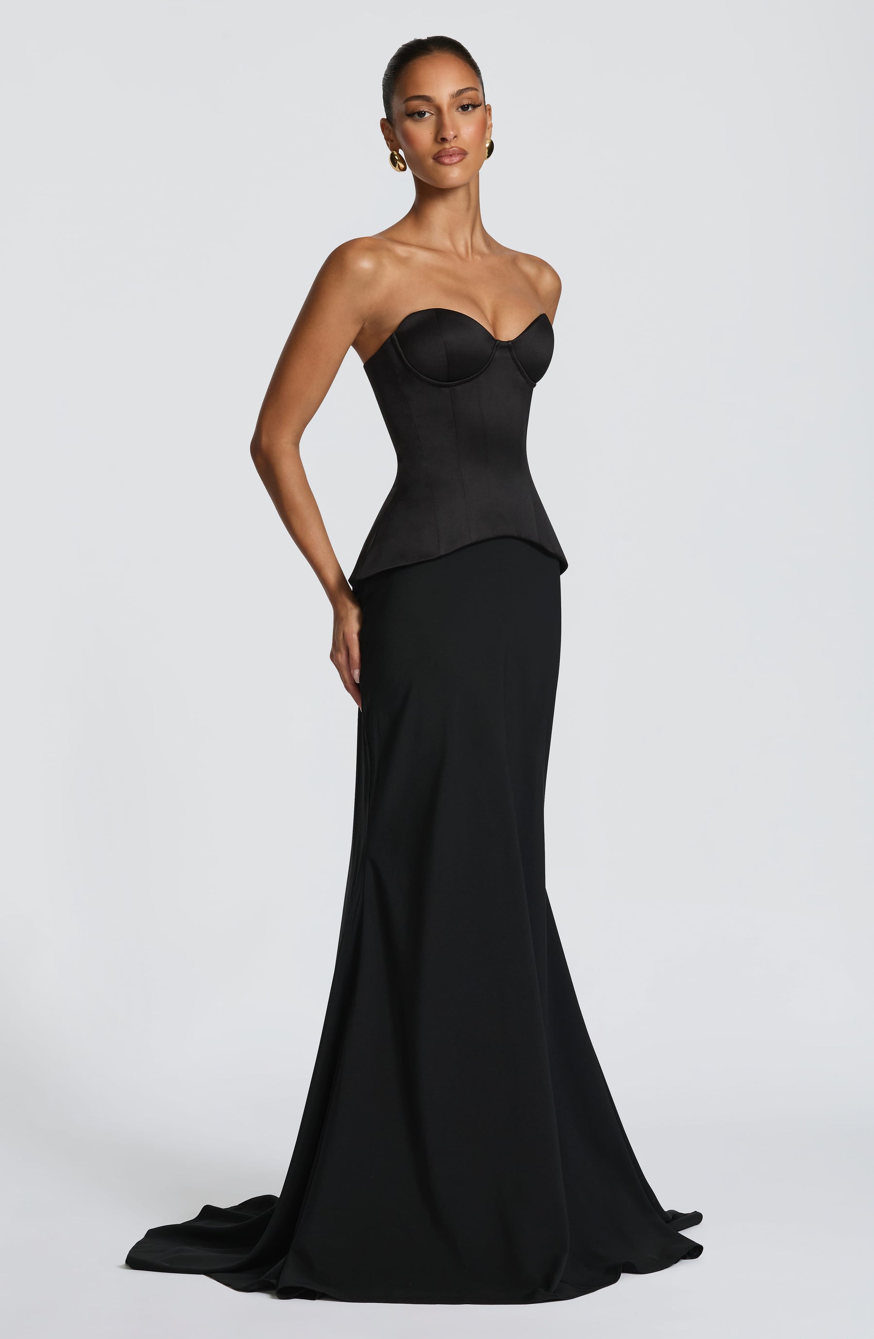 Kaia Maxi Skirt - Black Ryvelle