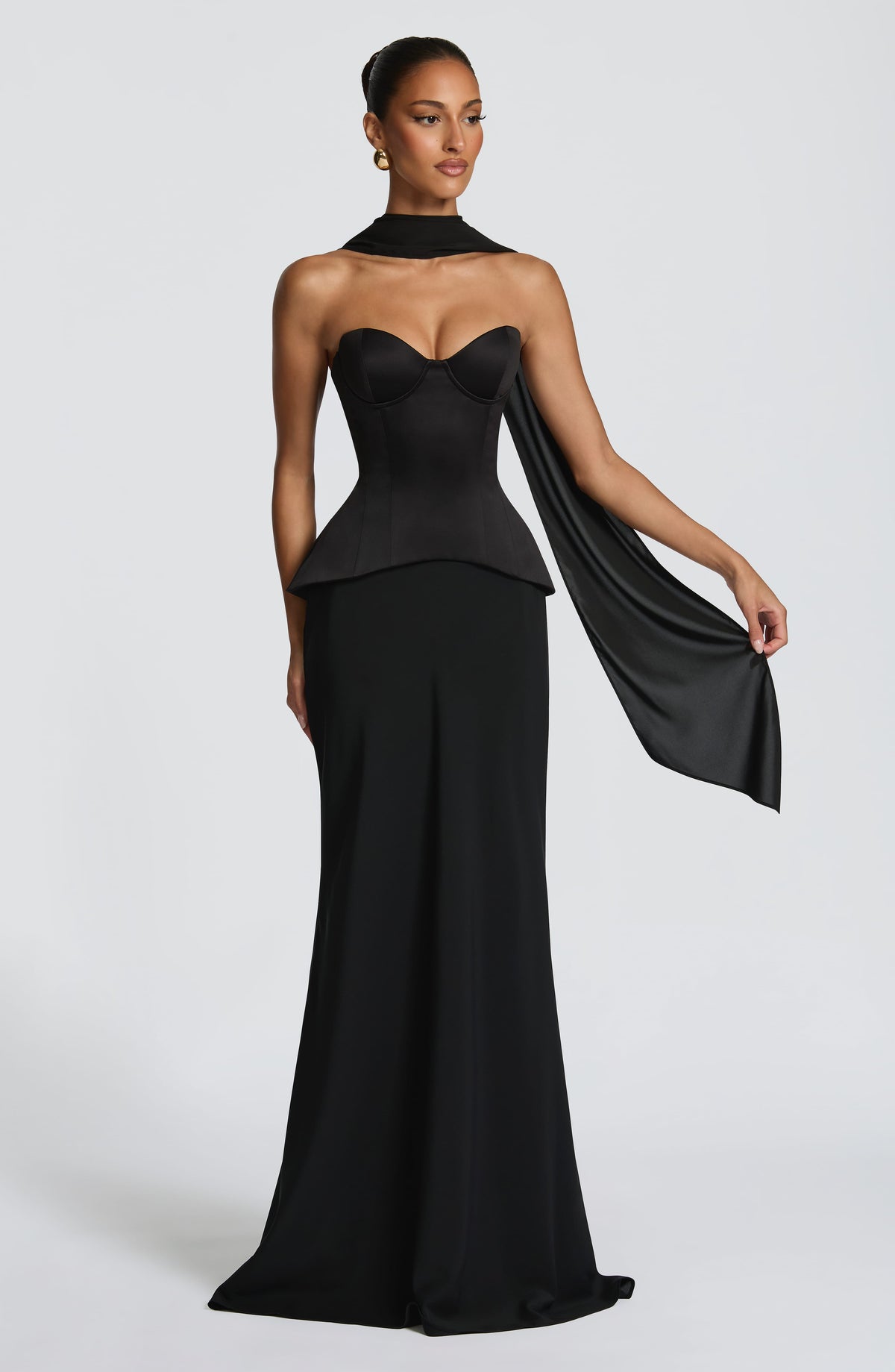 Kaia Maxi Skirt - Black Ryvelle