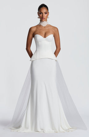 Kaia Maxi Skirt - Ivory