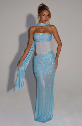 Kailani Maxi Dress - Aqua Ryvelle