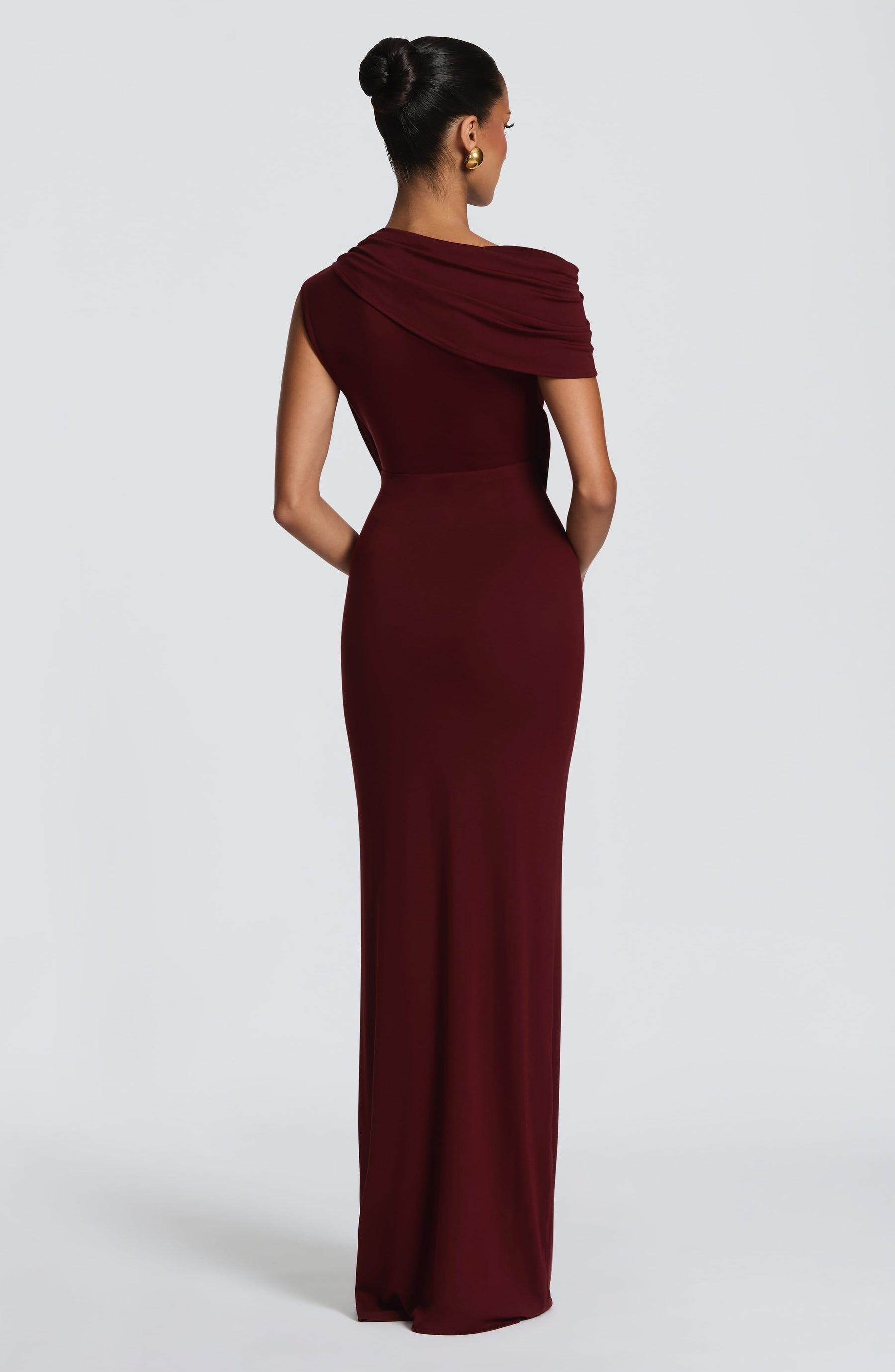 Kalina Maxi Dress - Cherry Lacquer Ryvelle