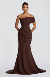 Kasia Gown - Plum Brown Ryvelle