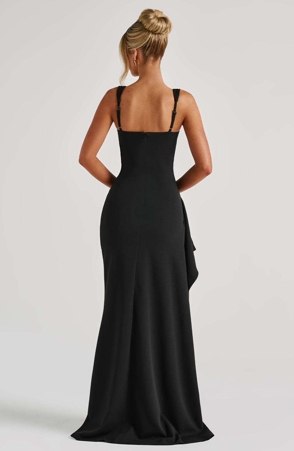 Katana Maxi Dress - Black Ryvelle