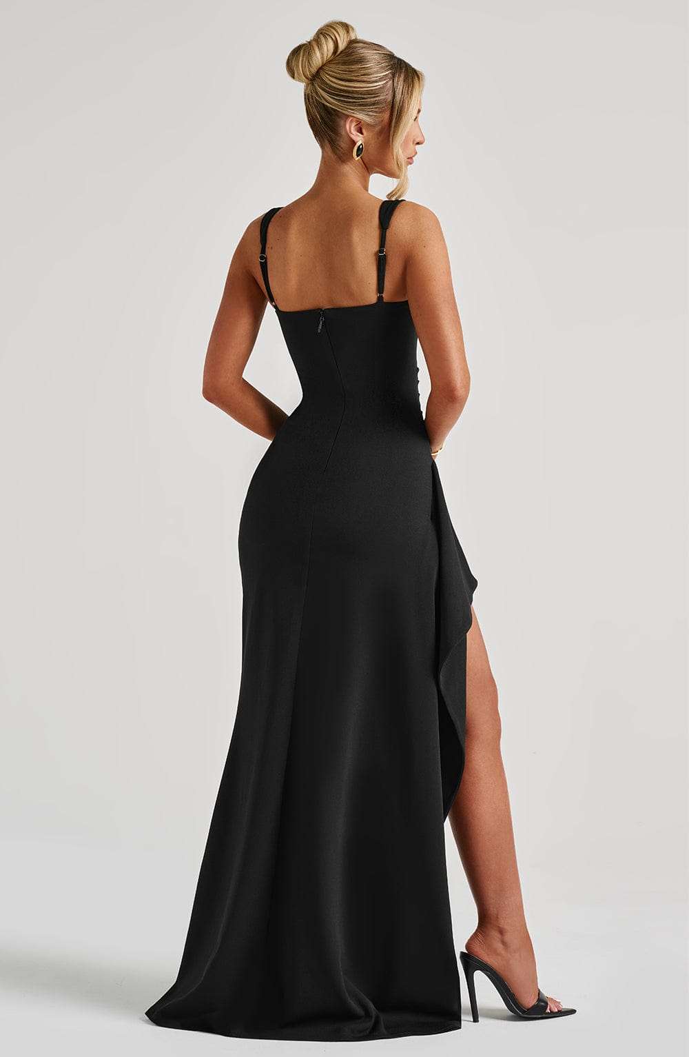 Katana Maxi Dress - Black Ryvelle