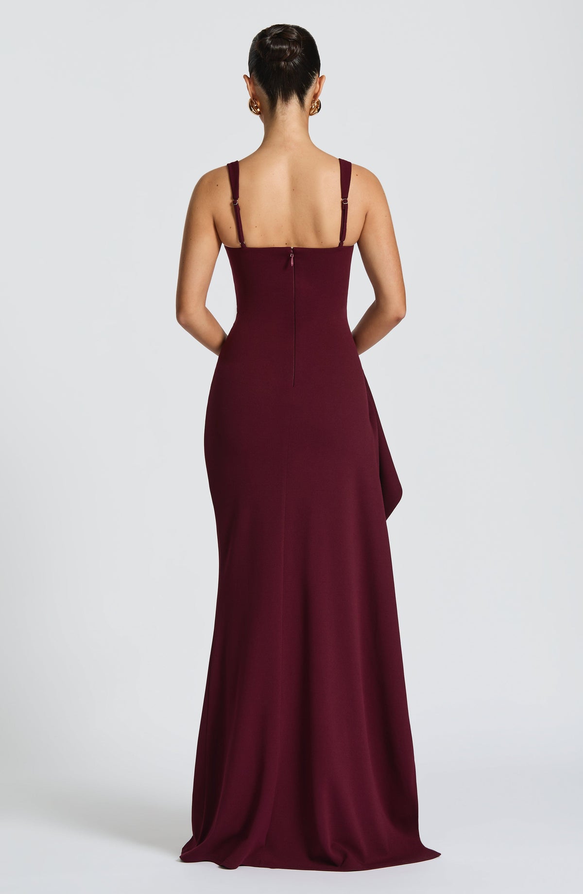 Katana Maxi Dress - Cherry Lacquer Ryvelle