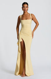 Katana Maxi Dress - Lemon Ryvelle