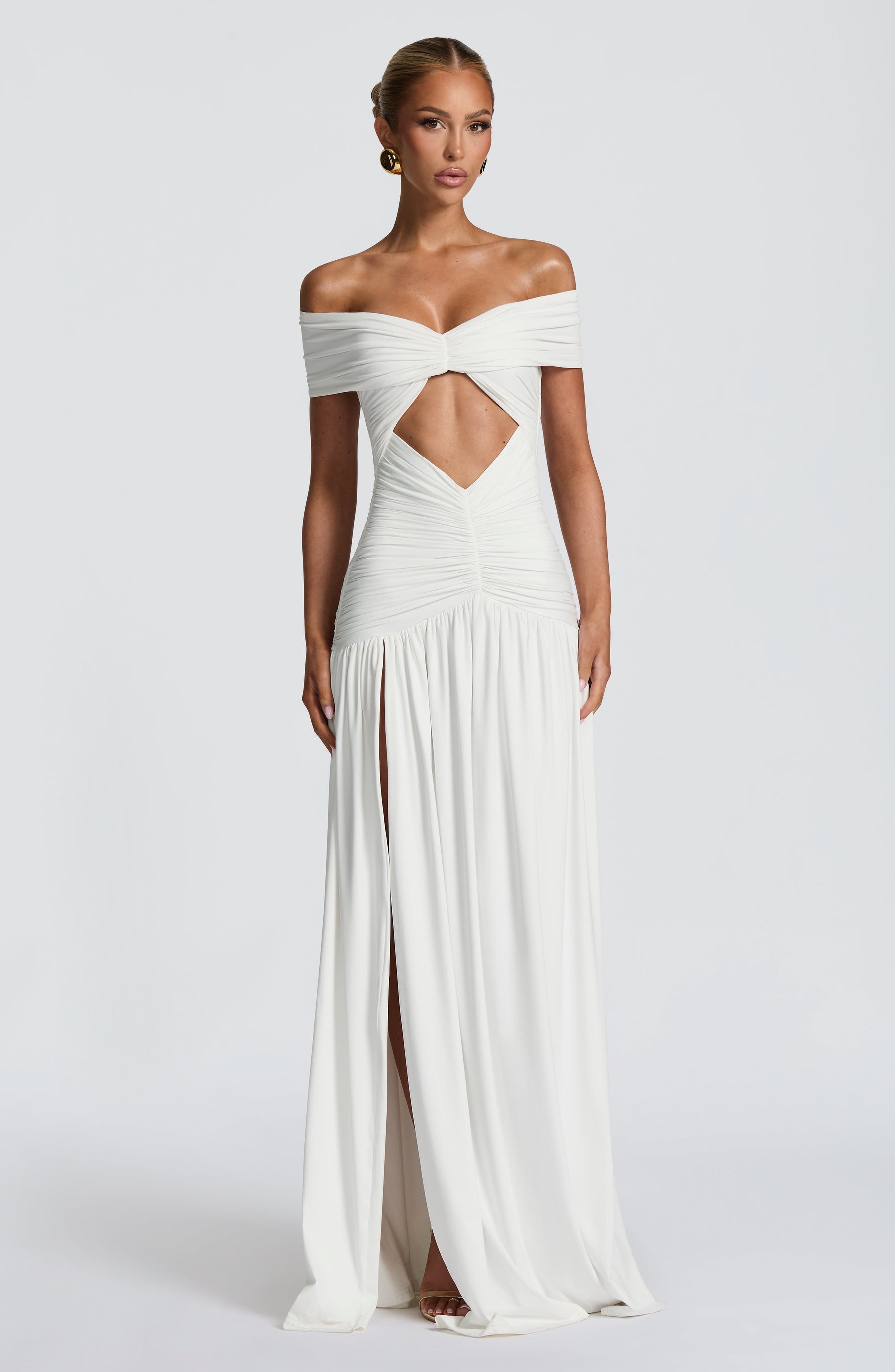 Kathryn Maxi Dress - White Ryvelle
