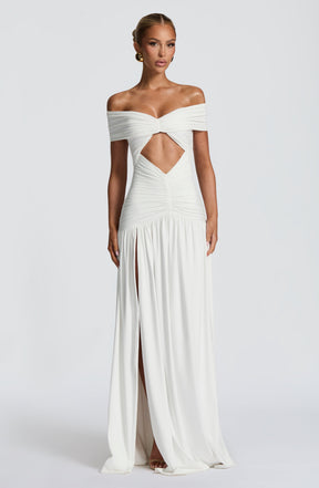 Kathryn Maxi Dress - White Ryvelle