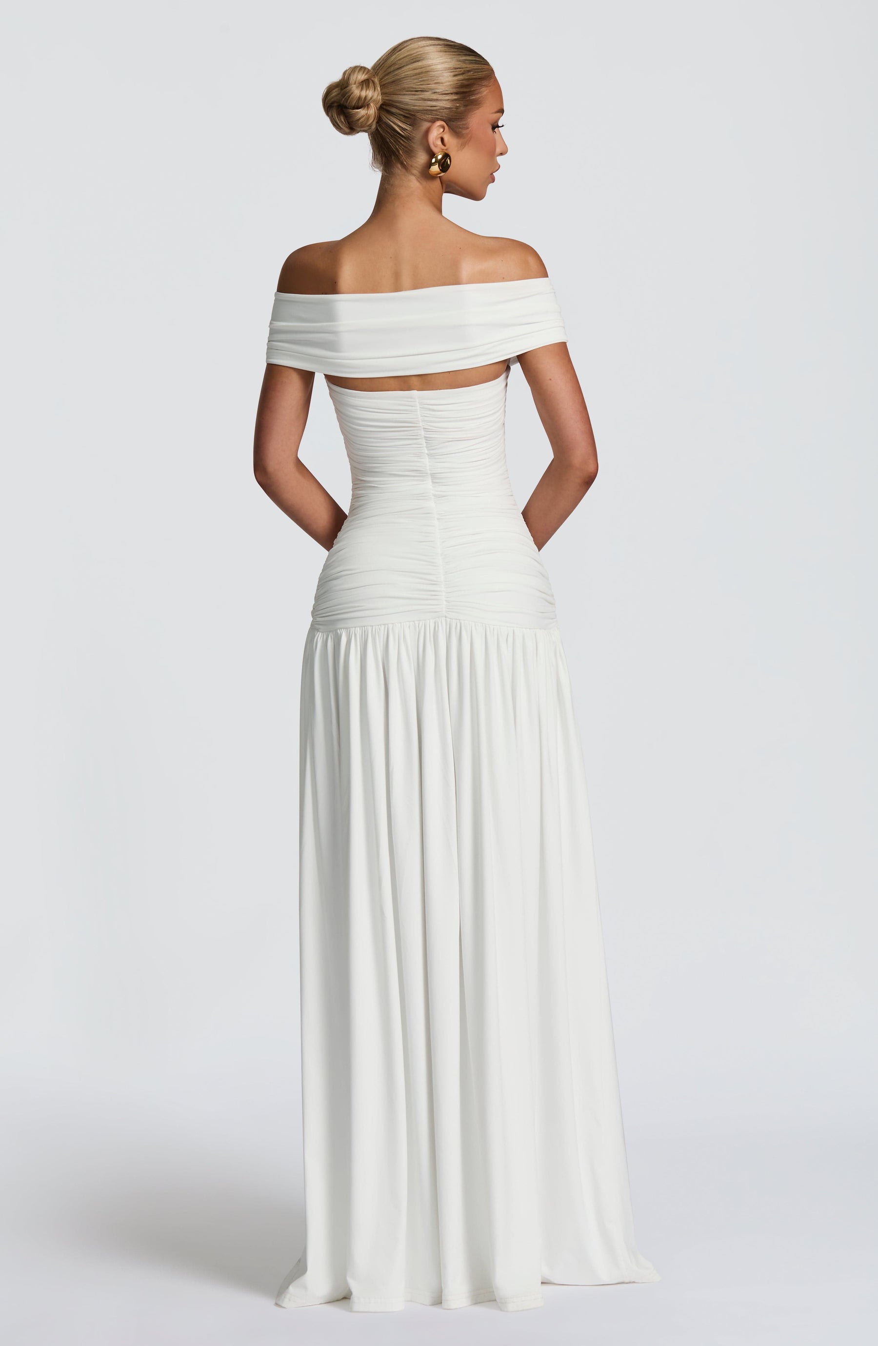 Kathryn Maxi Dress - White Ryvelle