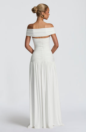 Kathryn Maxi Dress - White Ryvelle