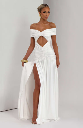 Kathryn Maxi Dress - White Ryvelle