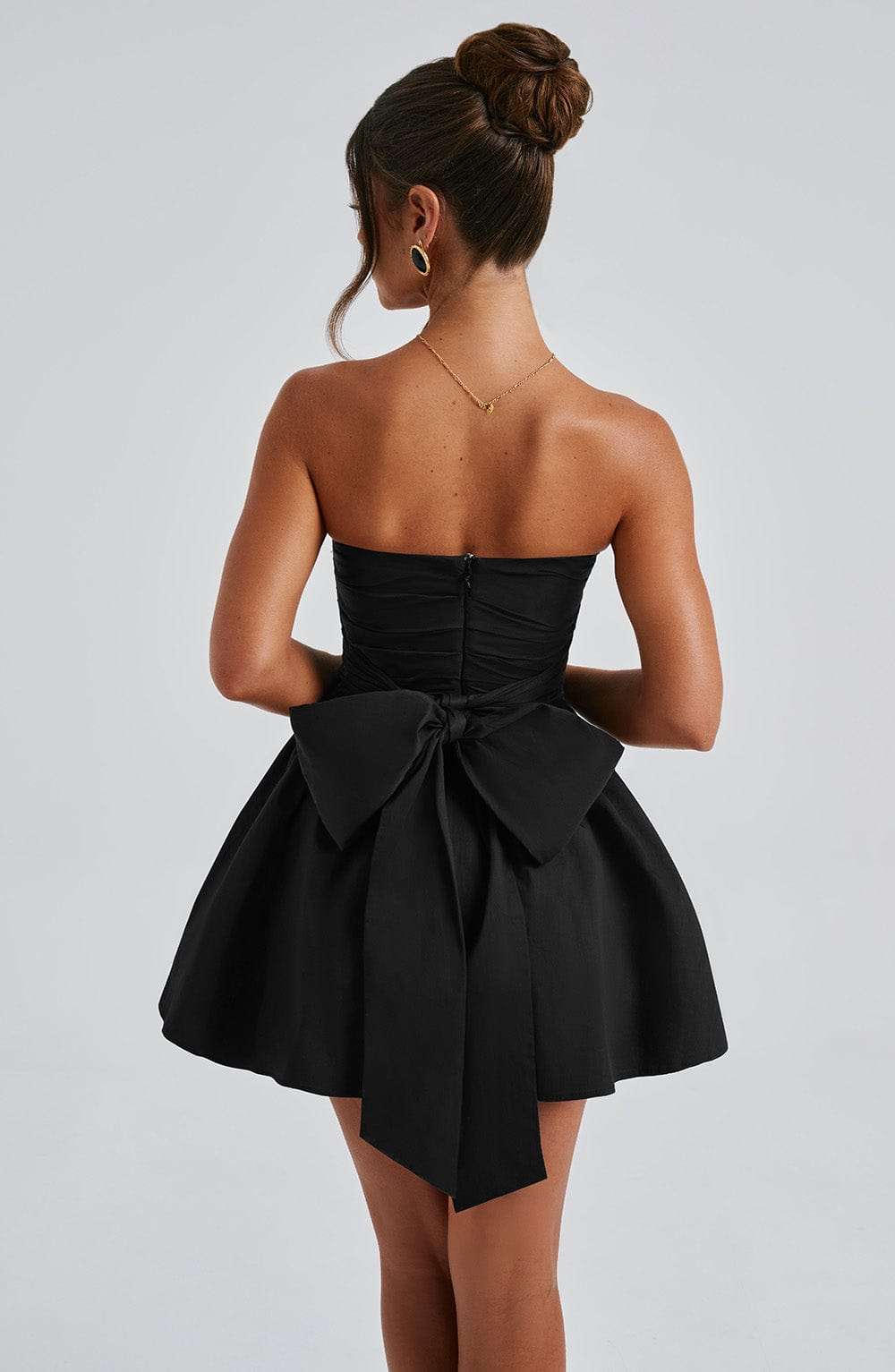 Katrina Mini Dress - Black Ryvelle