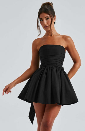 Katrina Mini Dress - Black Ryvelle