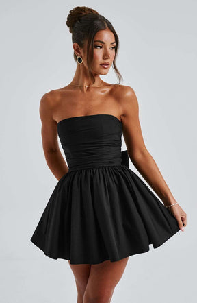 Katrina Mini Dress - Black Ryvelle