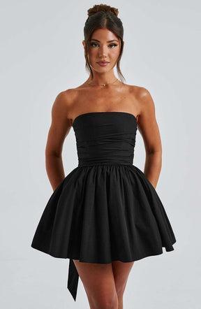 Katrina Mini Dress - Black Ryvelle
