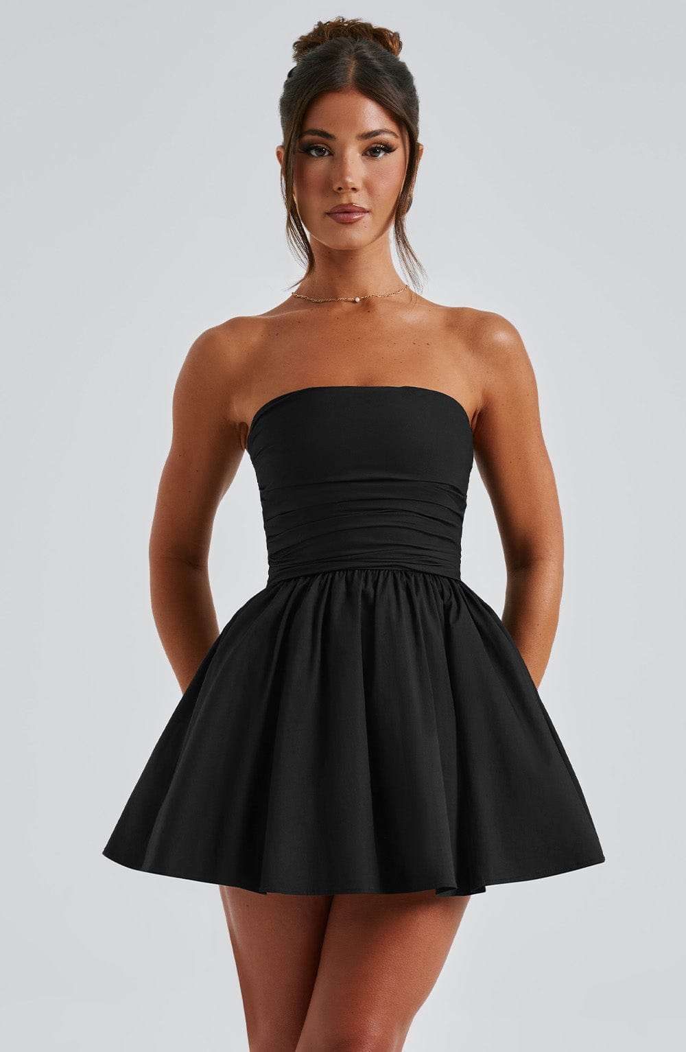 Katrina Mini Dress - Black Ryvelle