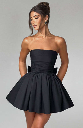 Katrina Mini Dress - Black Ryvelle
