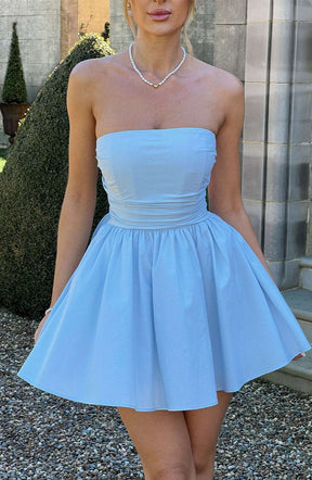 Katrina Mini Dress - Blue Ryvelle