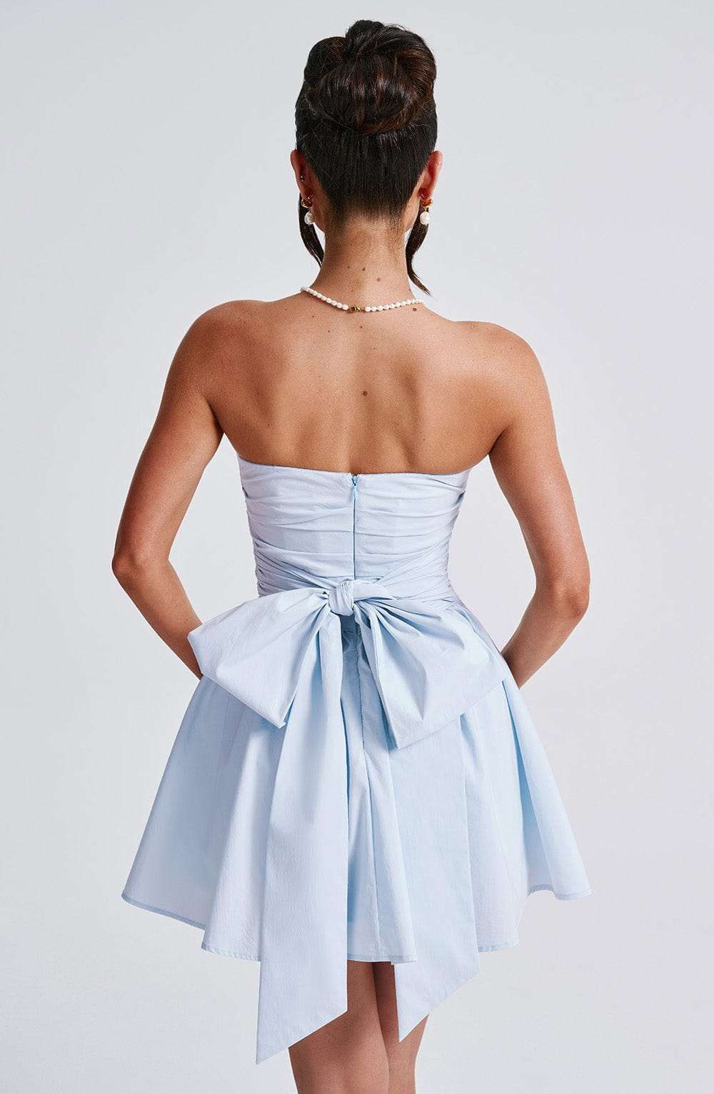 Katrina Mini Dress - Blue Ryvelle