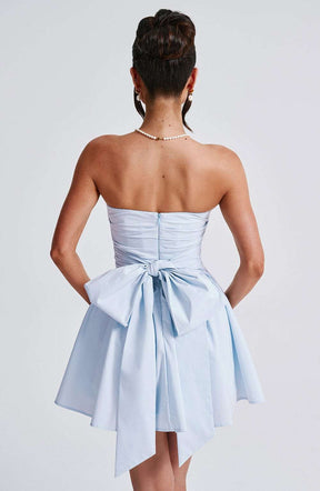 Katrina Mini Dress - Blue Ryvelle