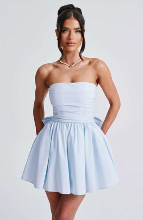 Katrina Mini Dress - Blue Ryvelle