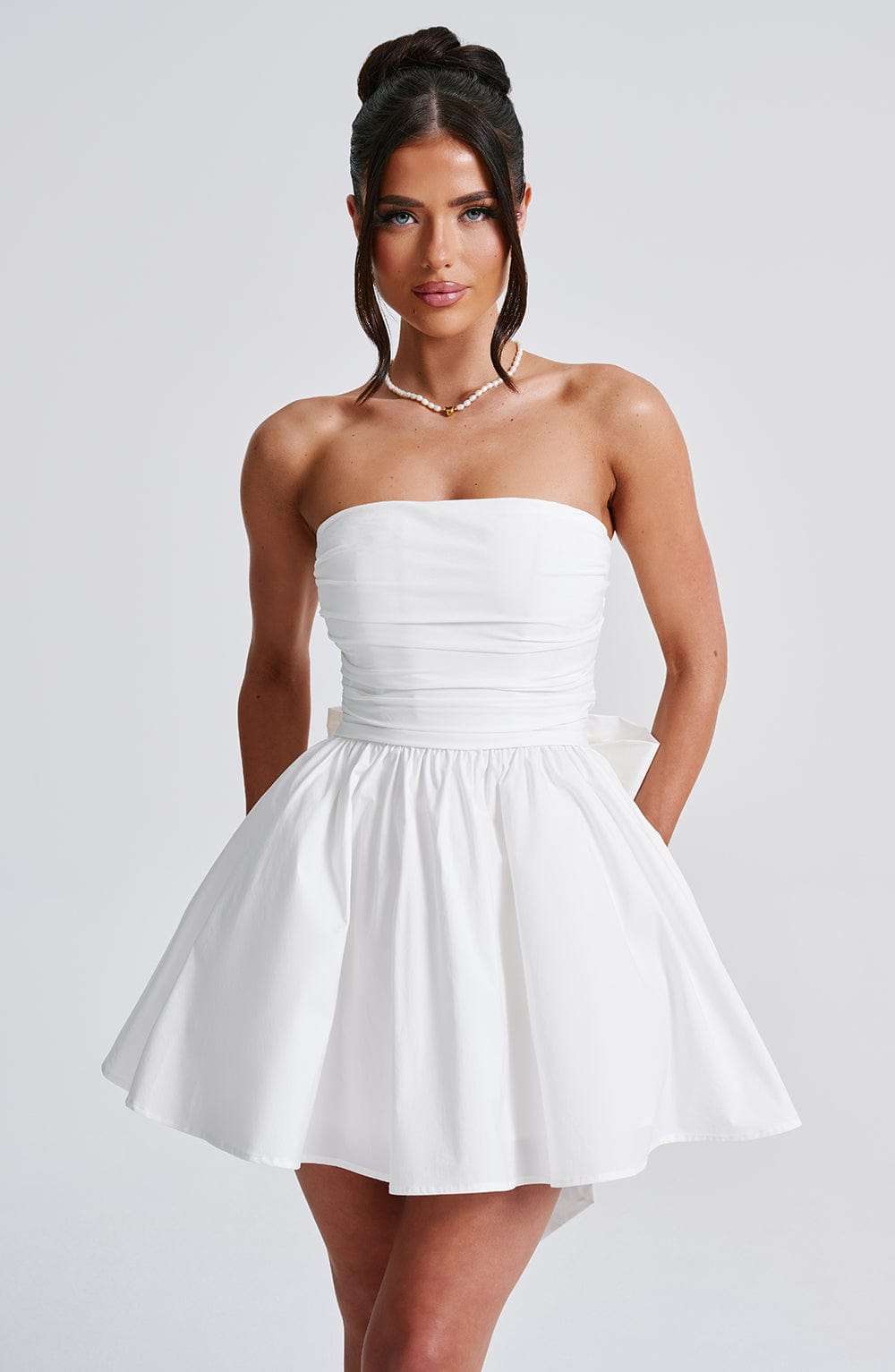 Katrina Mini Dress - Ivory Ryvelle