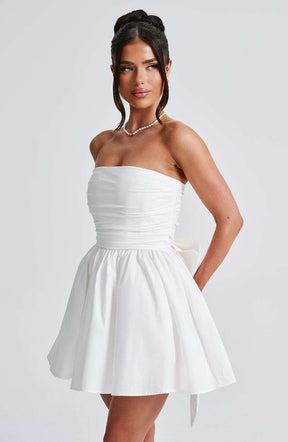Katrina Mini Dress - Ivory Ryvelle