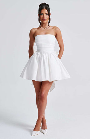 Katrina Mini Dress - Ivory Ryvelle