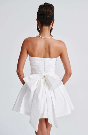 Katrina Mini Dress - Ivory Ryvelle