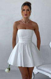 Katrina Mini Dress - Ivory Ryvelle