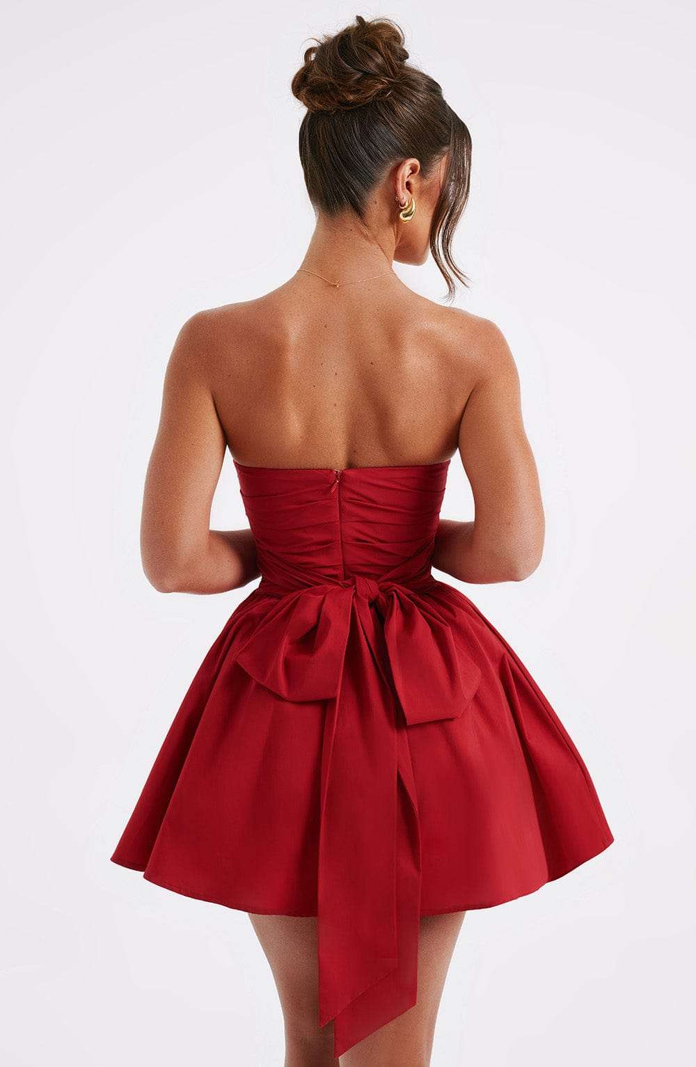 Katrina Mini Dress - Red Ryvelle
