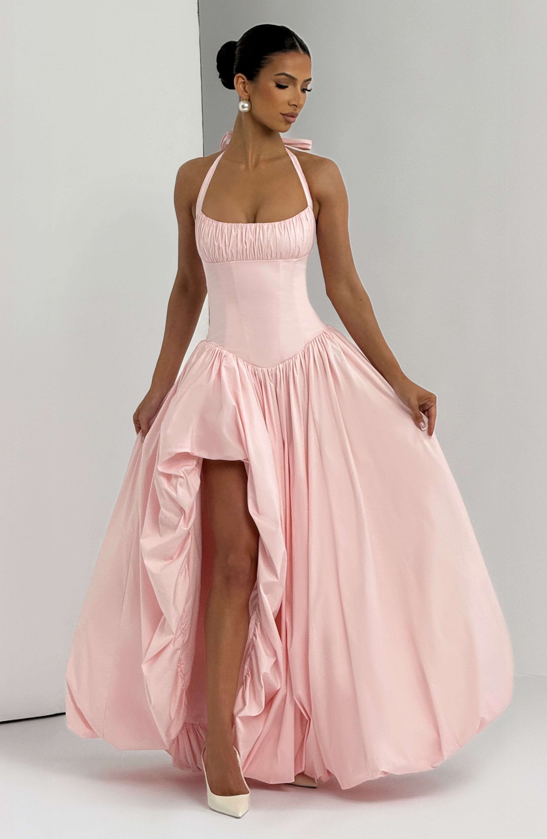 Keira Maxi Dress - Blush Ryvelle