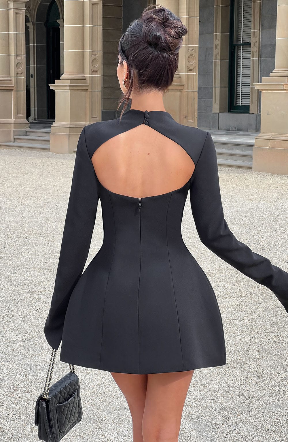 Mini-robe Kelly - Noir