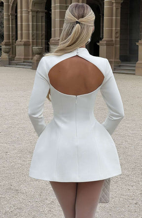 Kelly Mini Dress - Ivory Ryvelle