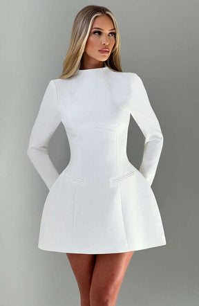 Kelly Mini Dress - Ivory Ryvelle
