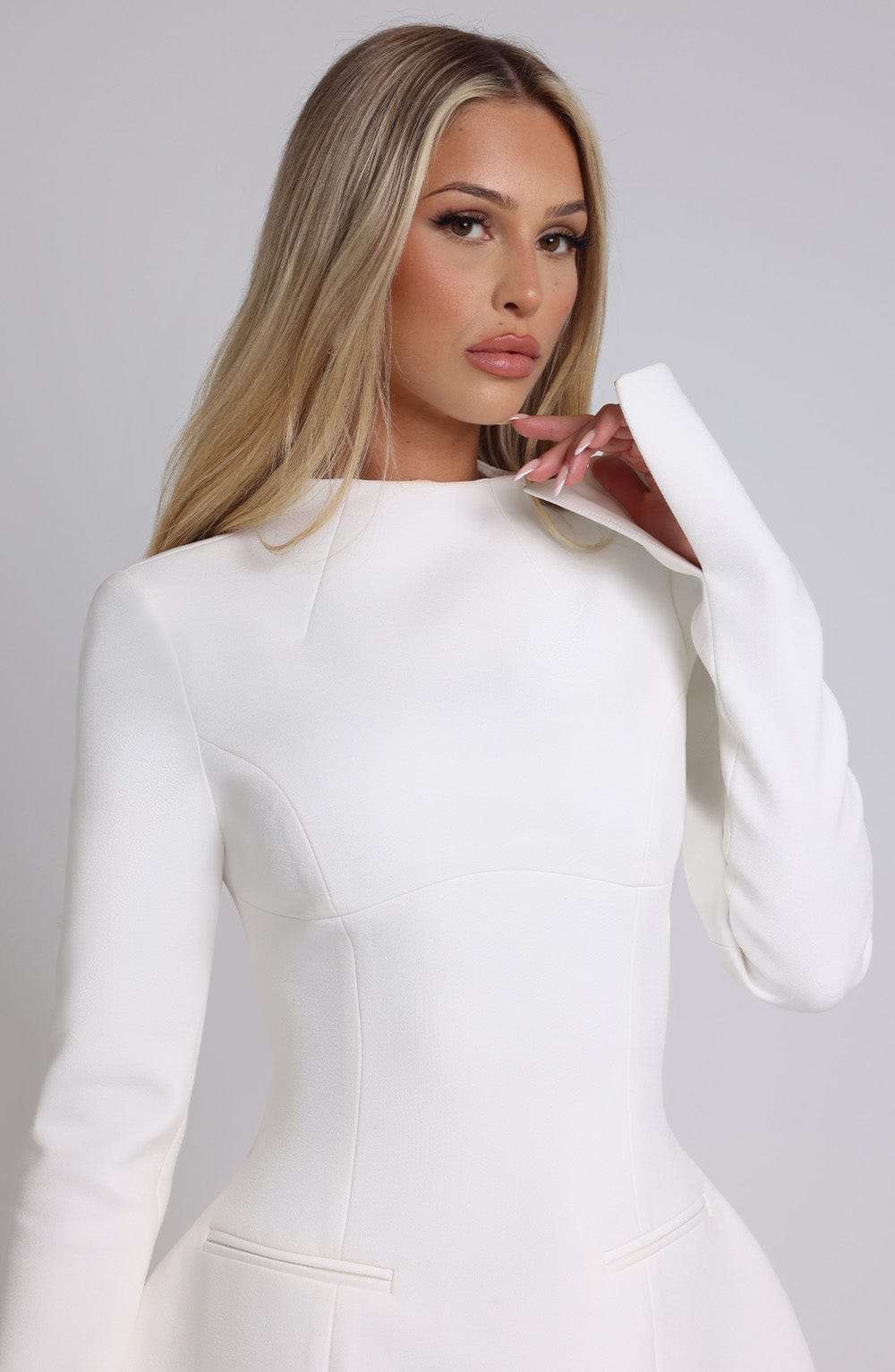Kelly Mini Dress - Ivory Ryvelle