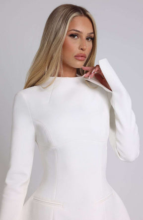 Kelly Mini Dress - Ivory Ryvelle