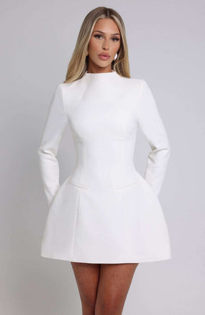 Kelly Mini Dress - Ivory Ryvelle