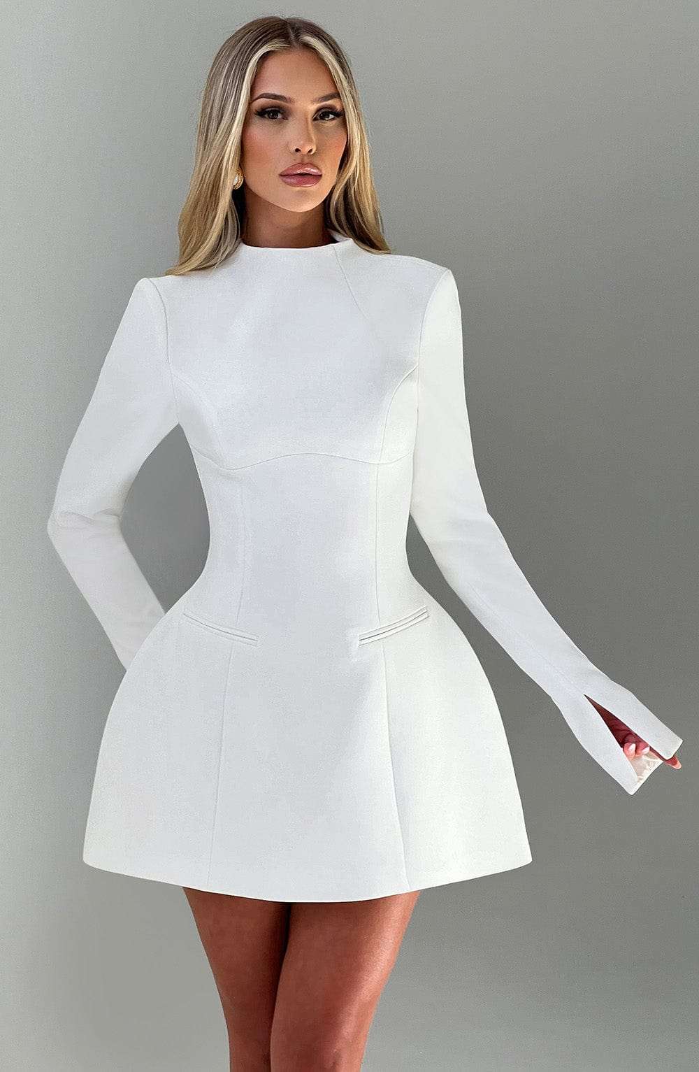 Kelly Mini Dress - Ivory Ryvelle