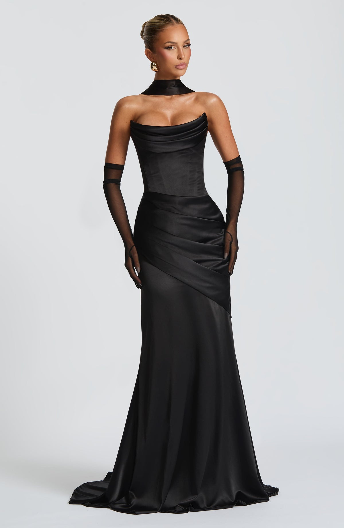 Kensington Maxi Dress - Black Ryvelle