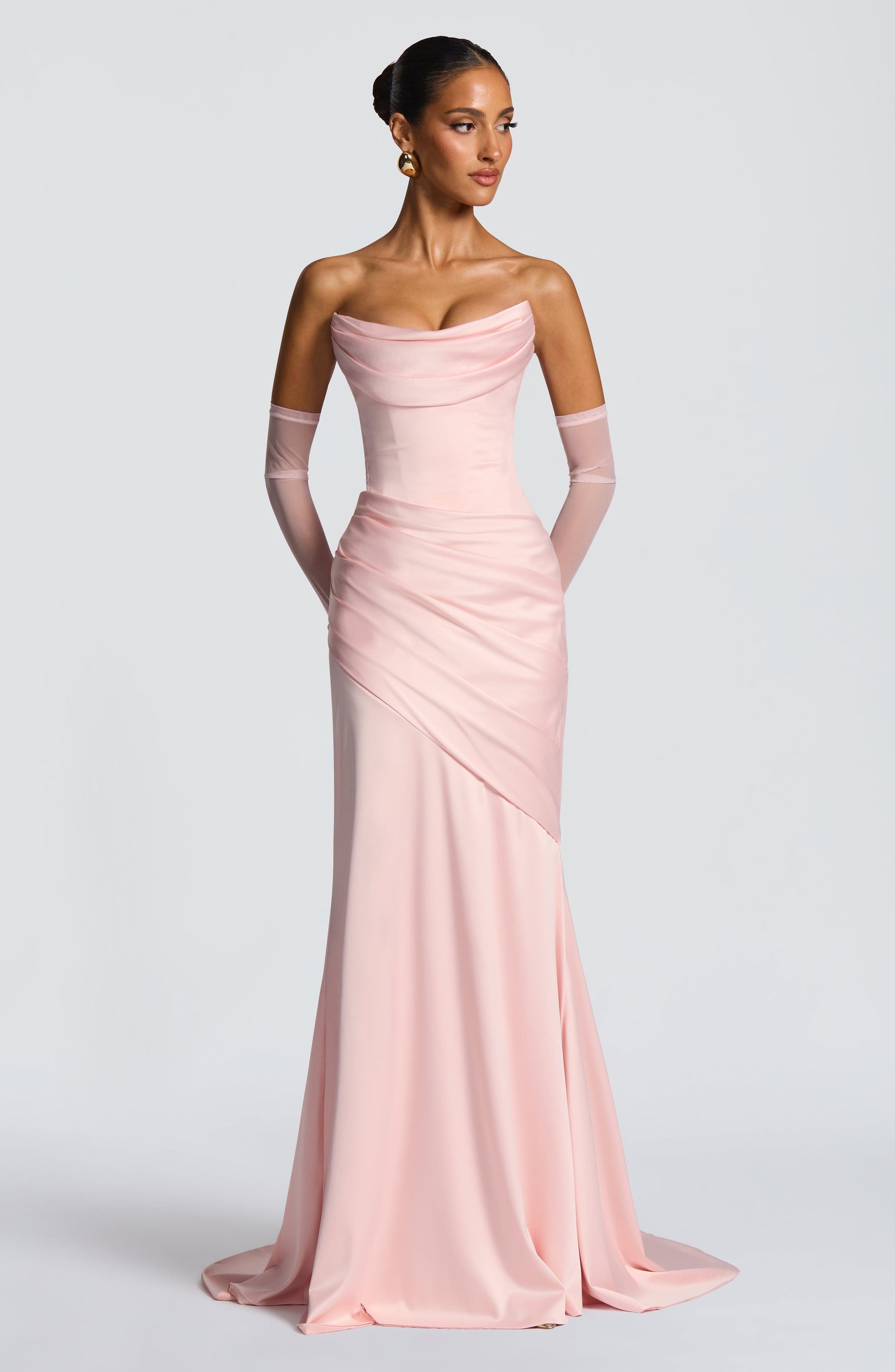 Kensington Maxi Dress - Blush Ryvelle