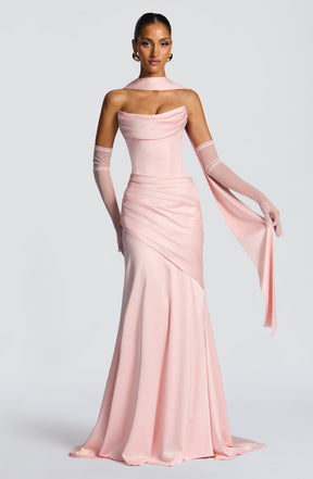 Kensington Maxi Dress - Blush Ryvelle