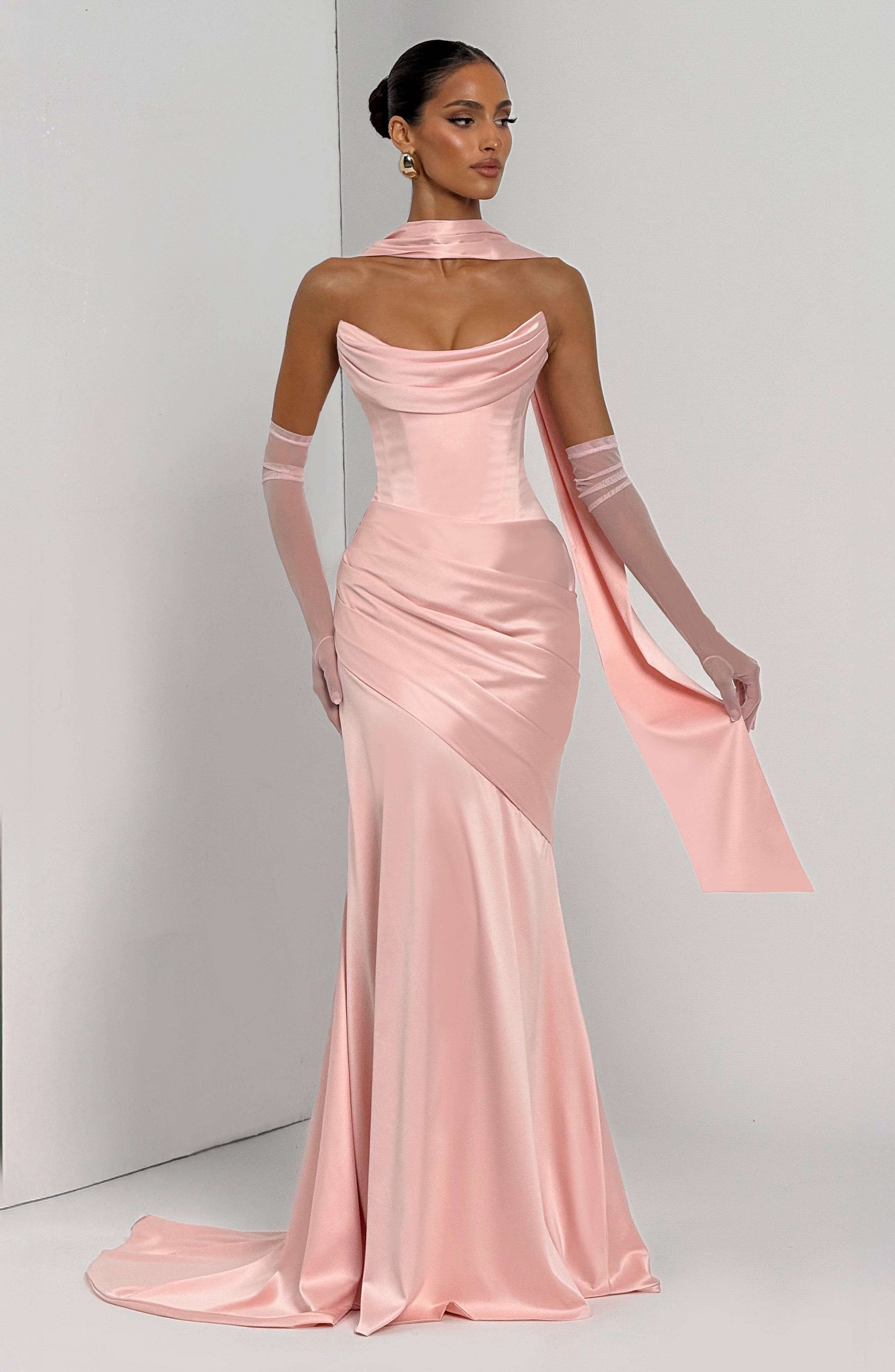 Kensington Maxi Dress - Blush Ryvelle
