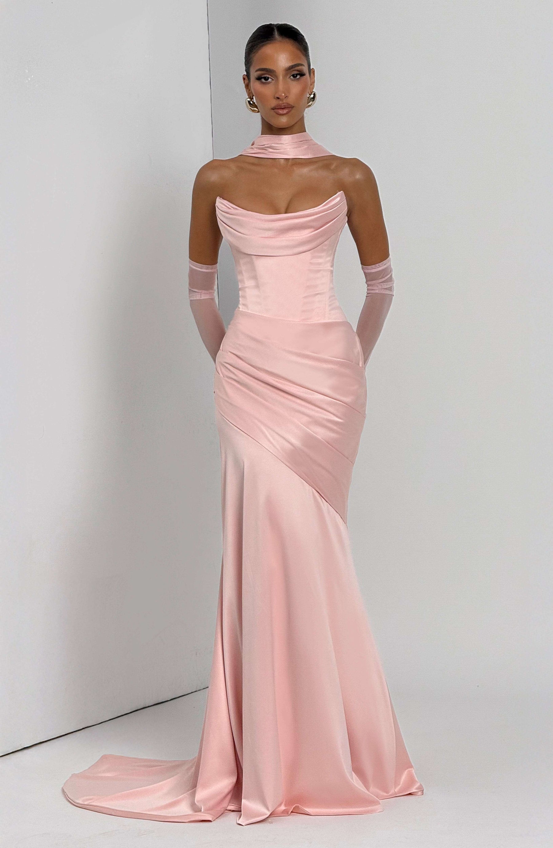 Kensington Maxi Dress - Blush Ryvelle