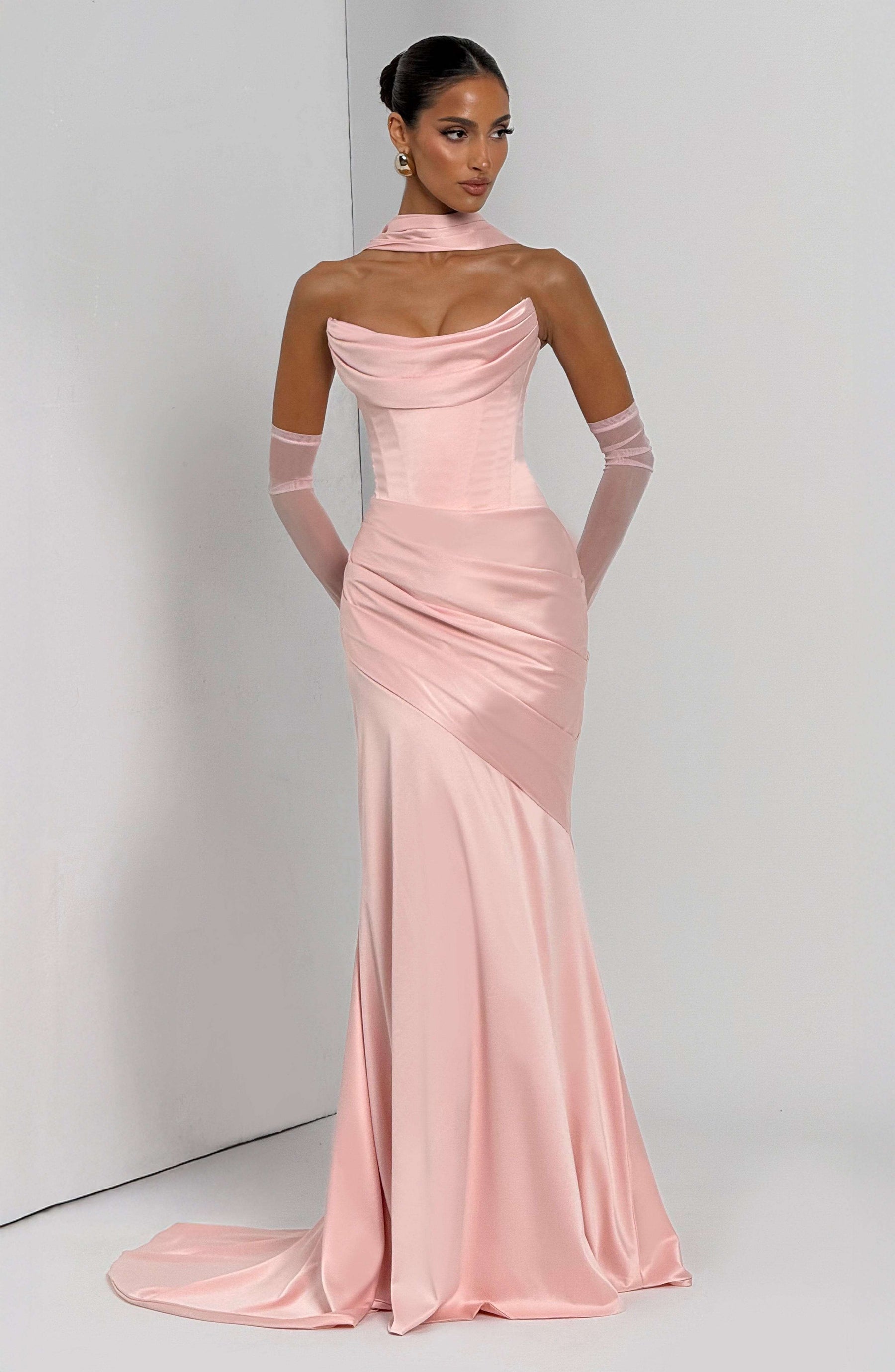Kensington Maxi Dress - Blush Ryvelle