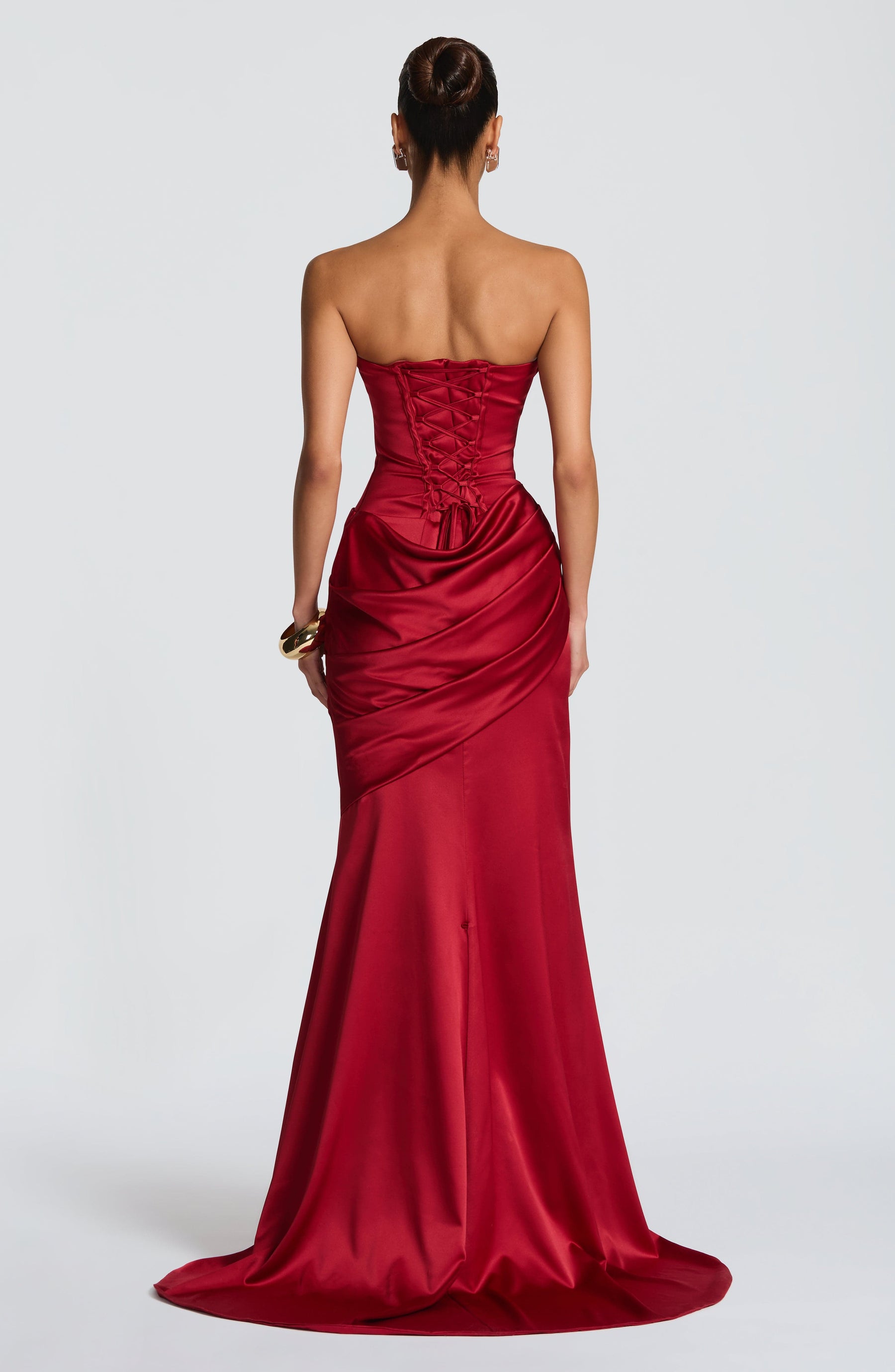 Kensington Maxi Dress - Deep Red Ryvelle