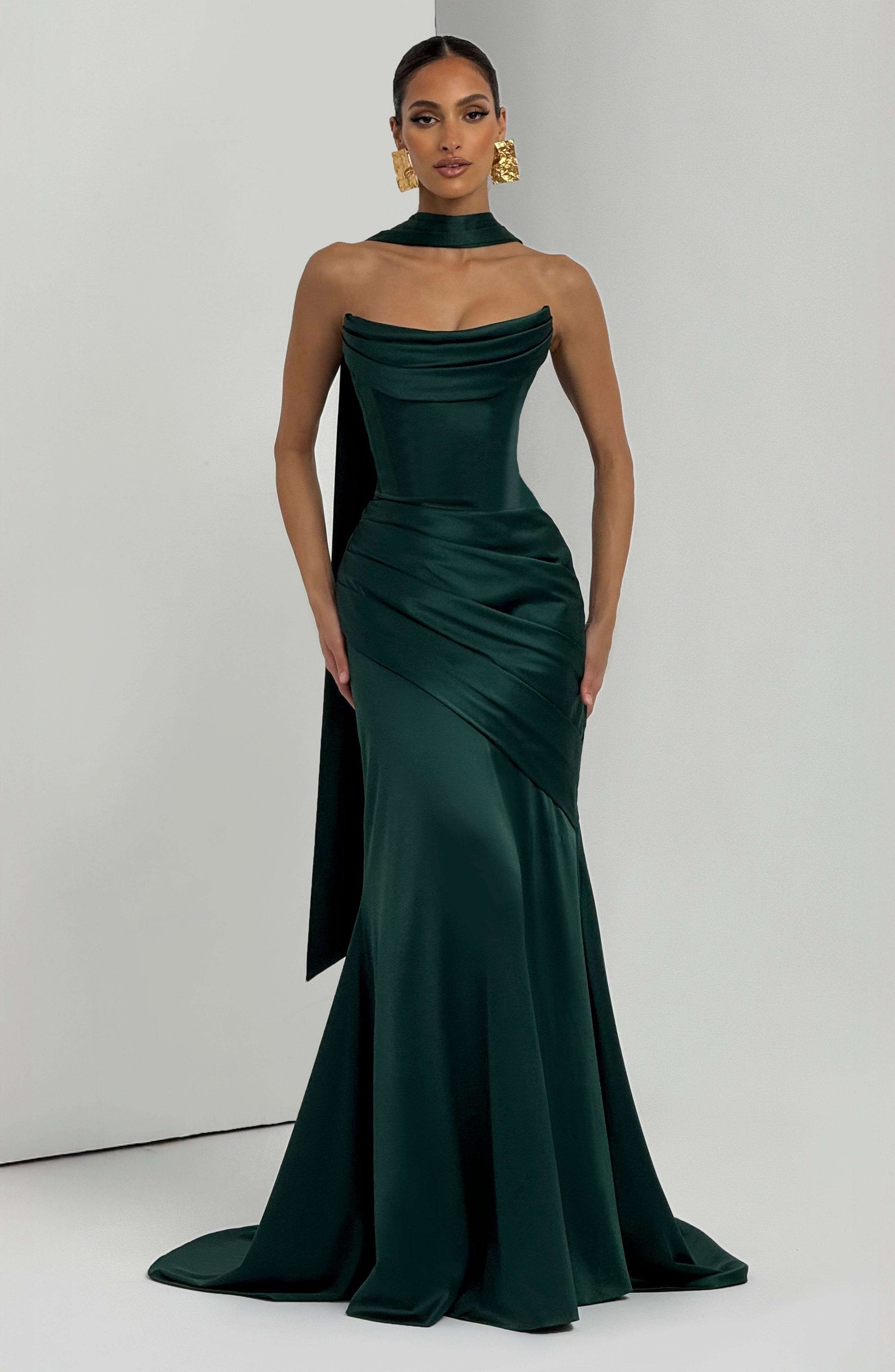 Kensington Maxi Dress - Emerald Ryvelle