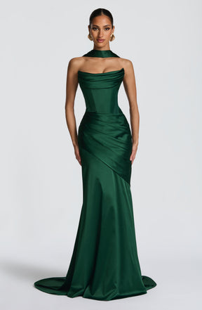 Kensington Maxi Dress - Emerald Ryvelle